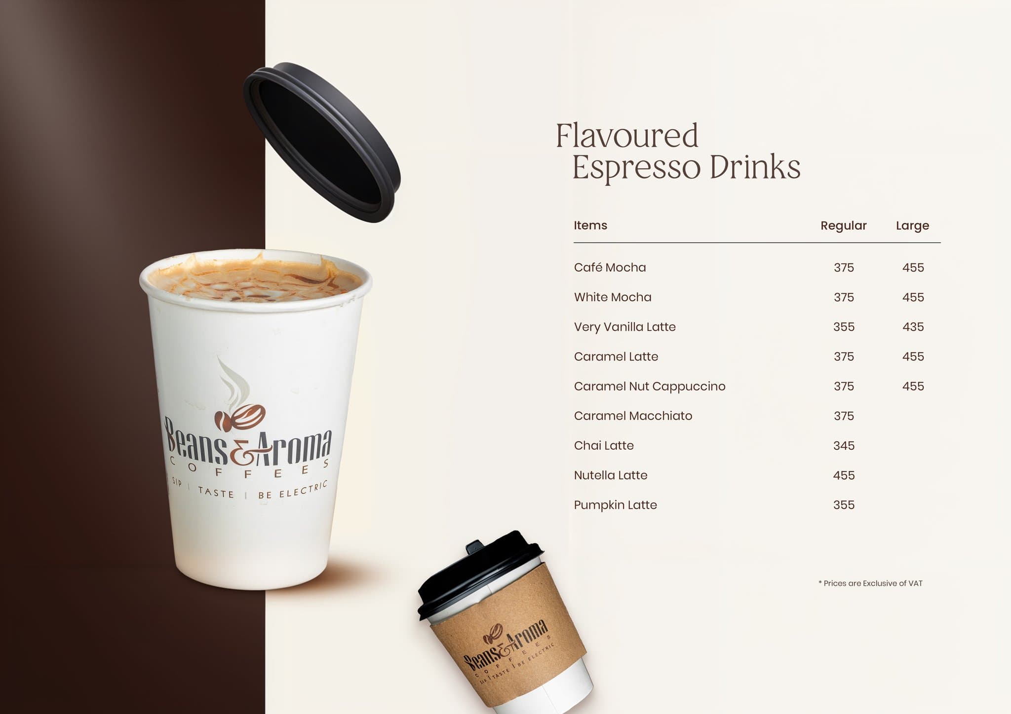 Flavoured Espresso Drinks